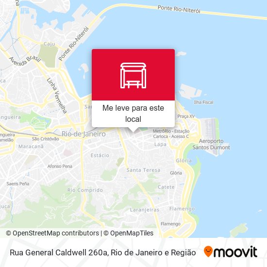 Rua General Caldwell 260a mapa