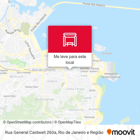 Rua General Caldwell 260a mapa