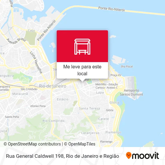 Rua General Caldwell 198 mapa