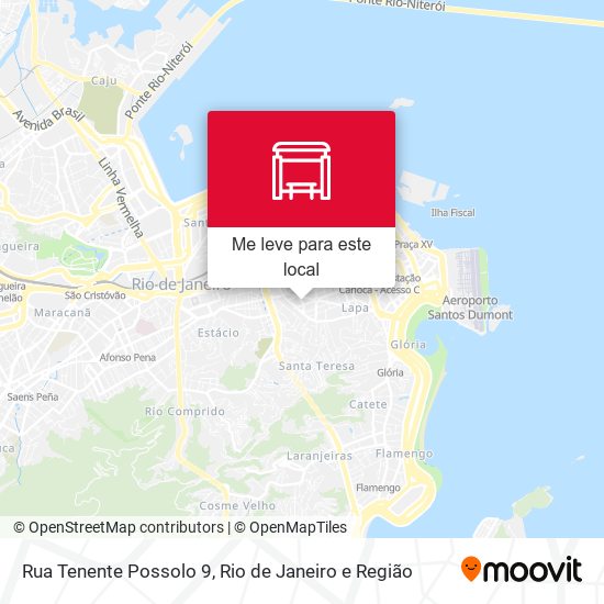 Rua Tenente Possolo 9 mapa