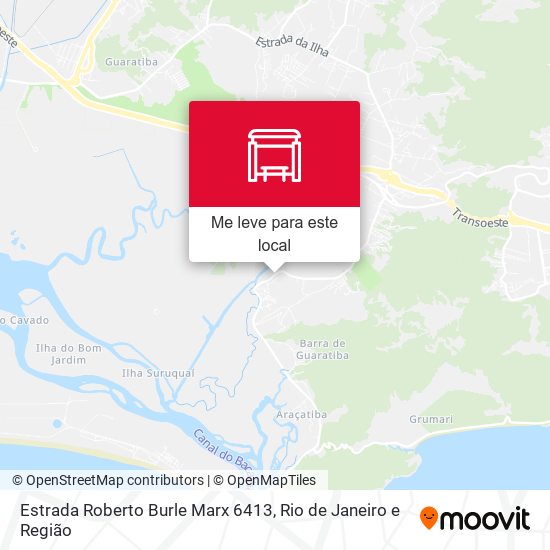 Estrada Roberto Burle Marx 6413 mapa