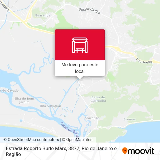 Estrada Roberto Burle Marx, 3877 mapa