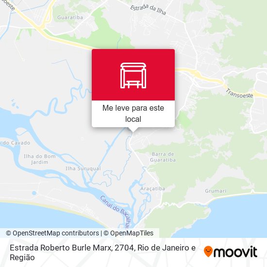 Estrada Roberto Burle Marx, 2704 mapa