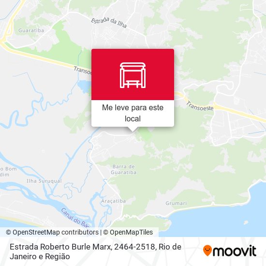 Estrada Roberto Burle Marx, 2464-2518 mapa