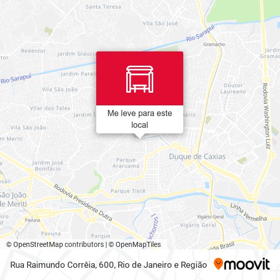 Rua Raimundo Corrêia, 600 mapa