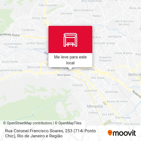 Rua Coronel Francisco Soares, 253 (714i Ponto Chic) mapa