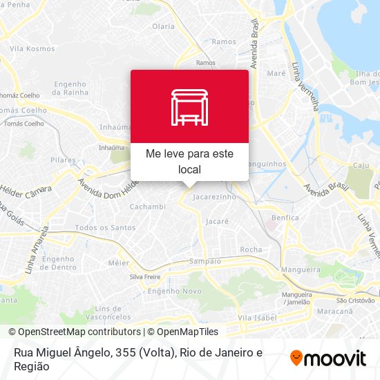 Rua Miguel Ângelo, 355 (Volta) mapa