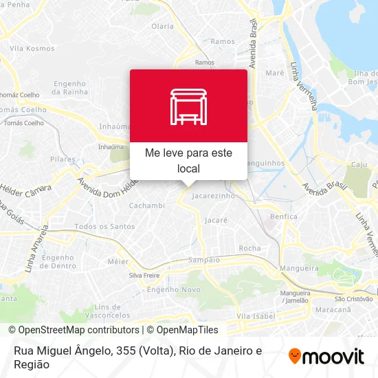 Rua Miguel Ângelo, 355 (Volta) mapa