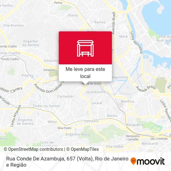Rua Conde De Azambuja, 657 (Volta) mapa