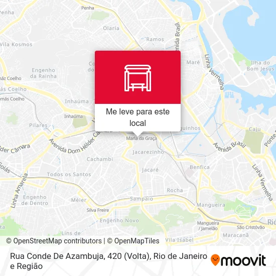 Rua Conde De Azambuja, 420 (Volta) mapa