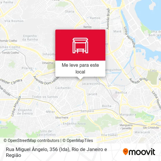 Rua Miguel Ângelo, 356 (Ida) mapa
