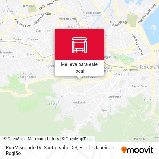 Rua Visconde De Santa Isabel 58 mapa