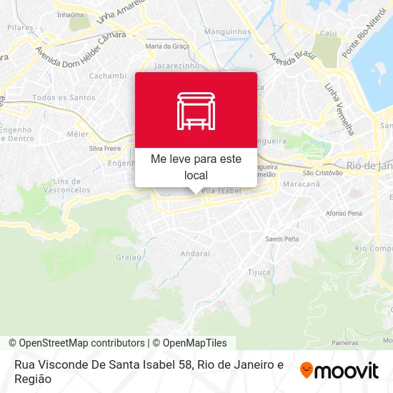 Rua Visconde De Santa Isabel 58 mapa