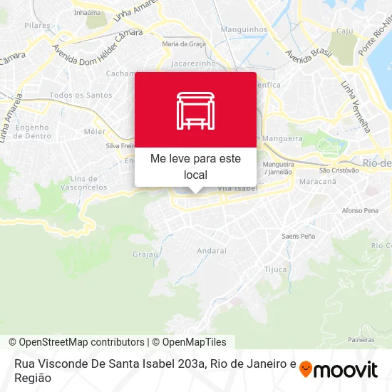 Rua Visconde De Santa Isabel 203a mapa