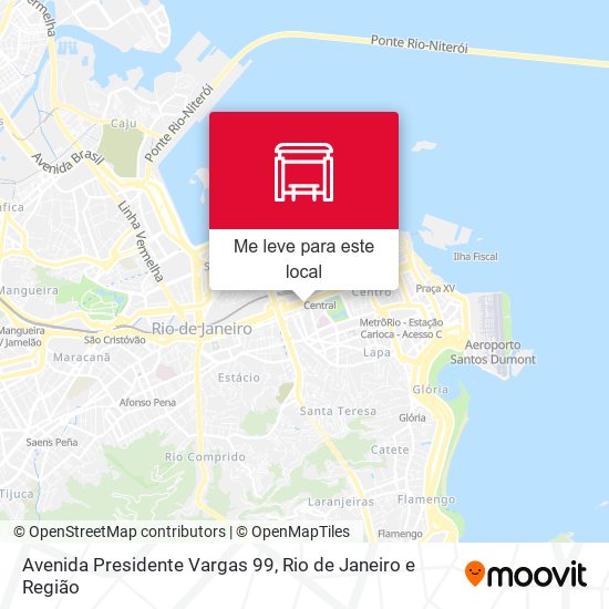 Avenida Presidente Vargas 99 mapa