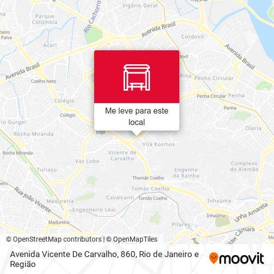 Avenida Vicente De Carvalho, 860 mapa