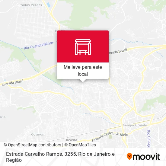 Estrada Carvalho Ramos, 3255 mapa