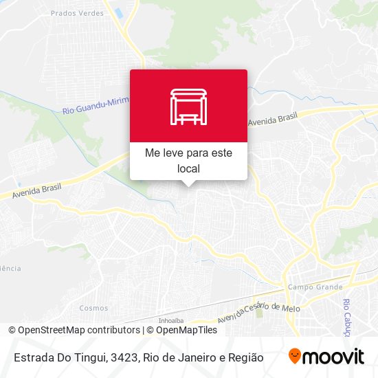 Estrada Do Tingui, 3423 mapa