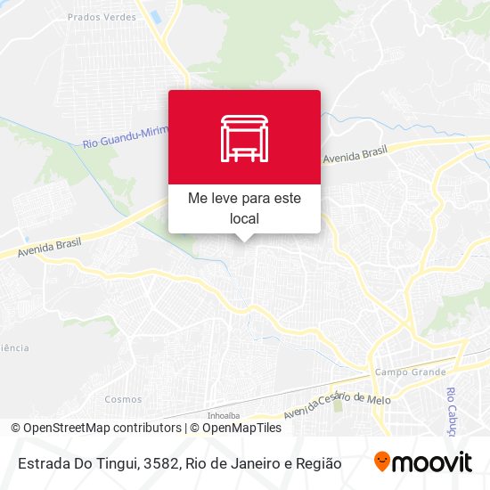 Estrada Do Tingui, 3582 mapa