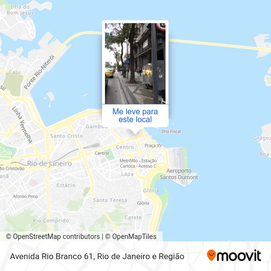 Avenida Rio Branco 61 mapa