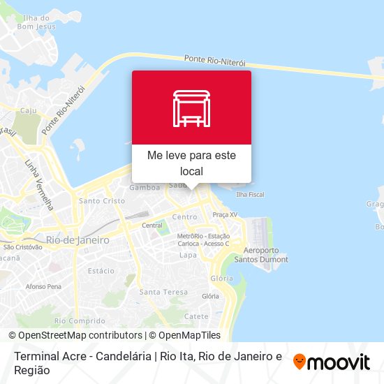 Terminal Acre - Candelária | Rio Ita mapa