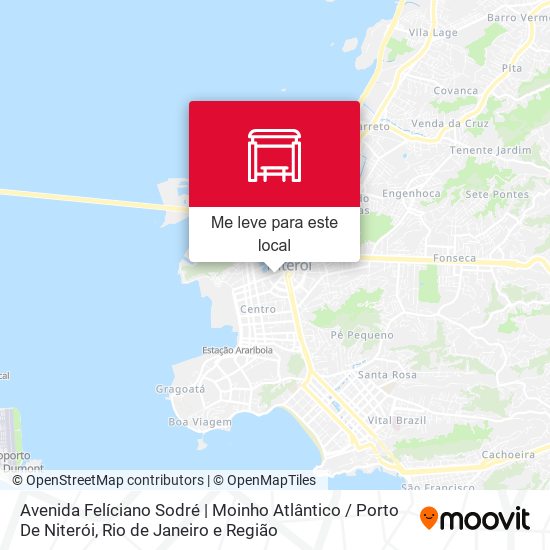 Avenida Felíciano Sodré | Moinho Atlântico / Porto De Niterói mapa