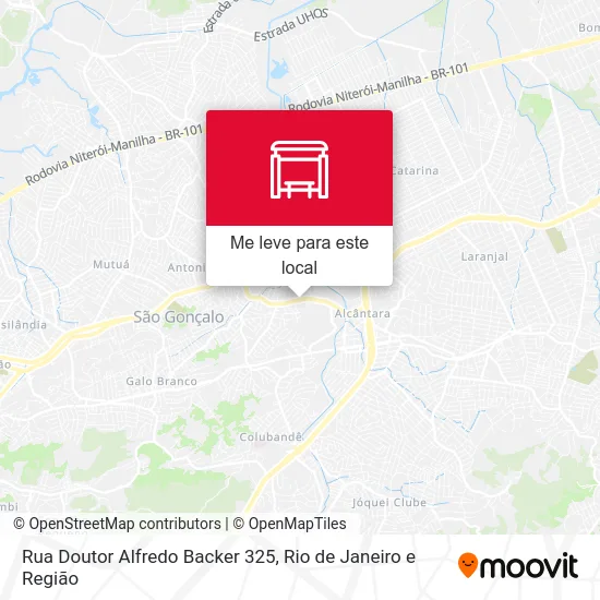 Rua Doutor Alfredo Backer 325 mapa
