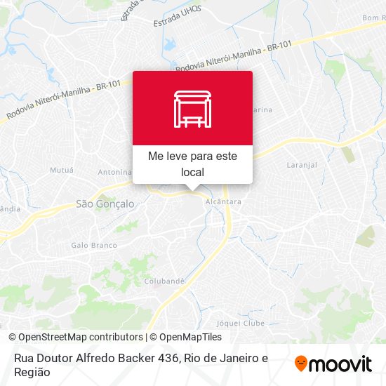 Rua Doutor Alfredo Backer 436 mapa