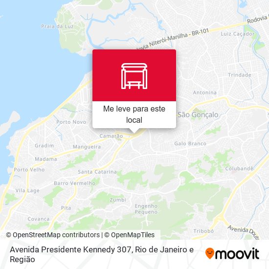Avenida Presidente Kennedy 307 mapa