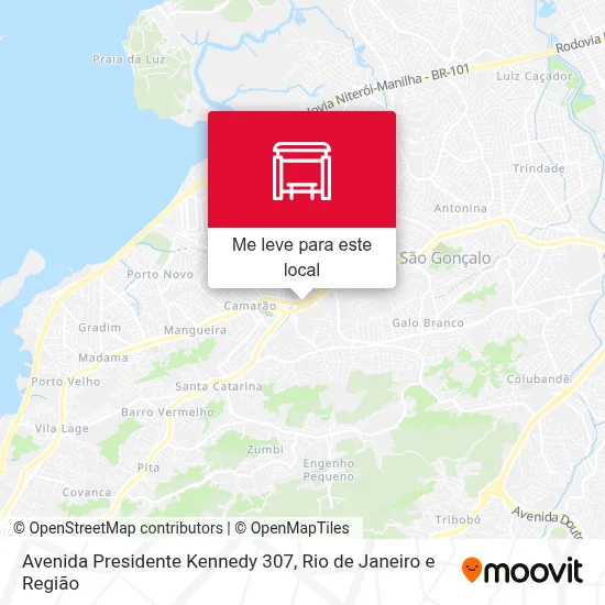 Avenida Presidente Kennedy 307 mapa