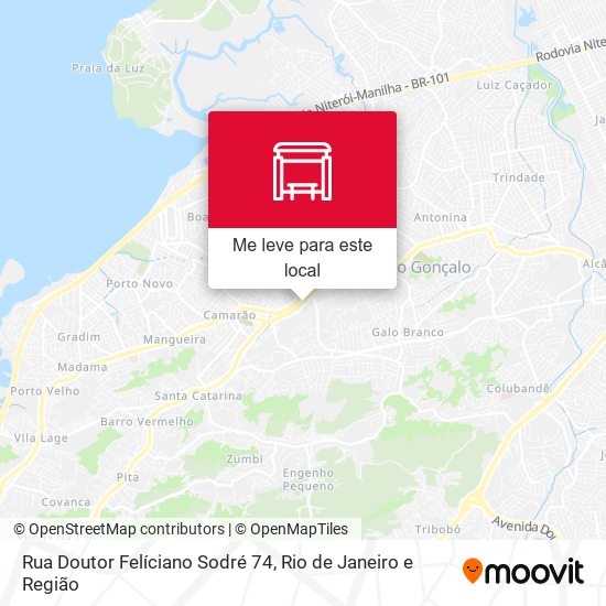 Rua Doutor Felíciano Sodré 74 mapa