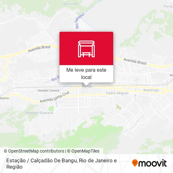 Estação / Calçadão De Bangu mapa