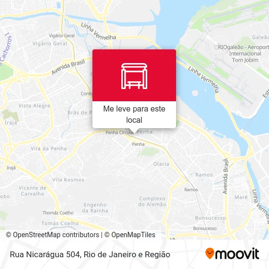 Rua Nicarágua 504 mapa