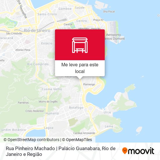 Rua Pinheiro Machado | Palácio Guanabara mapa