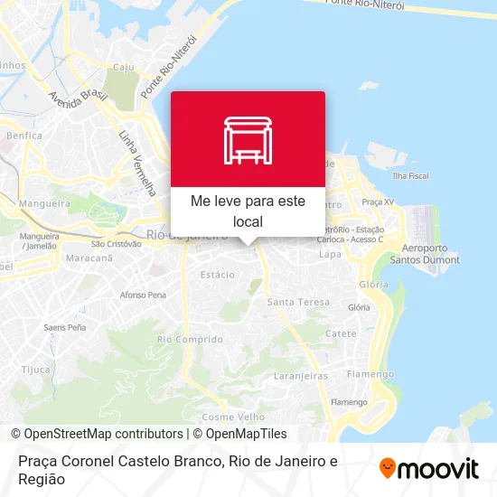 Praça Coronel Castelo Branco mapa