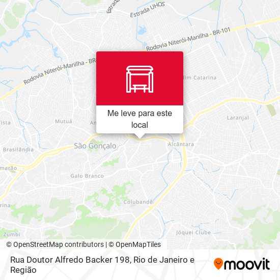 Rua Doutor Alfredo Backer 198 mapa