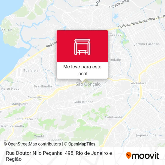 Rua Doutor Nilo Peçanha, 498 mapa