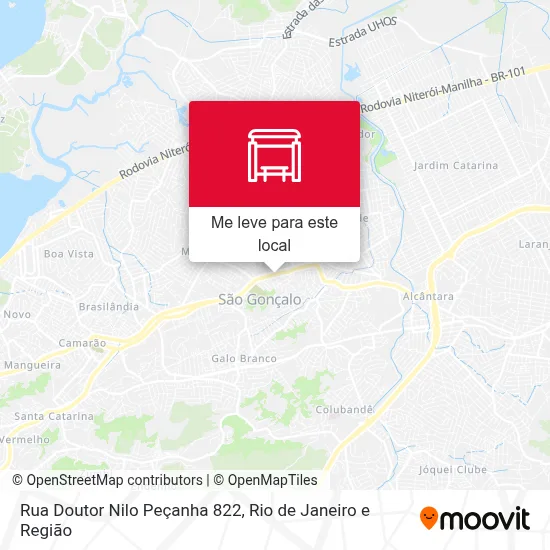 Rua Doutor Nilo Peçanha 822 mapa