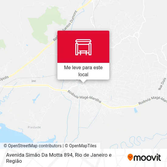 Avenida Simão Da Motta 894 mapa