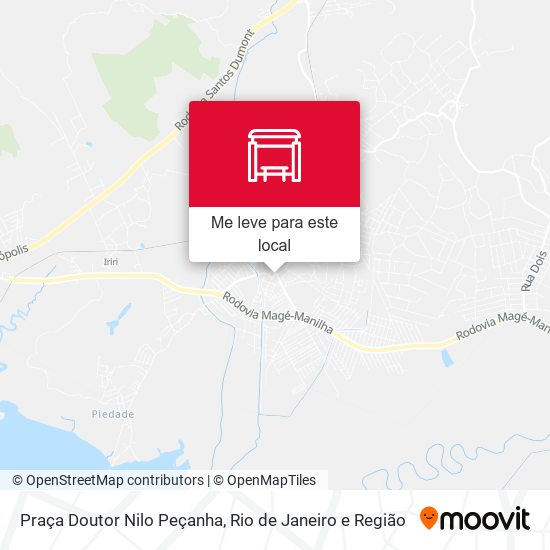 Praça Doutor Nilo Peçanha mapa