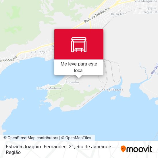Estrada Joaquim Fernandes, 21 mapa
