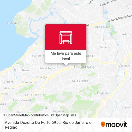 Avenida Dezoito Do Forte 695c mapa