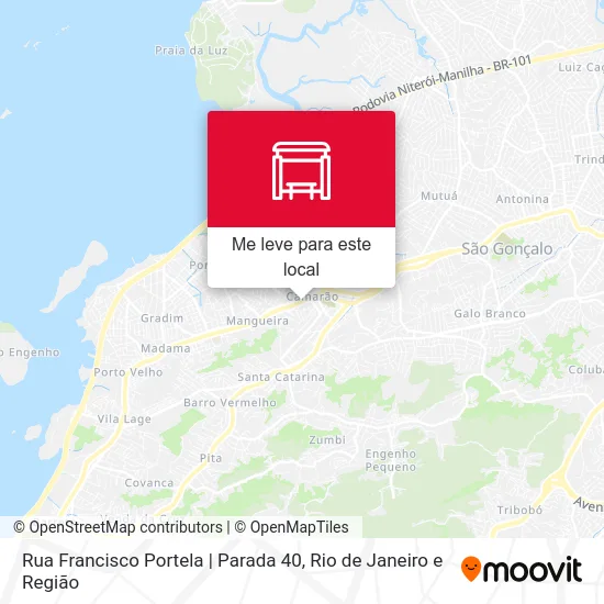 Rua Francisco Portela | Parada 40 mapa