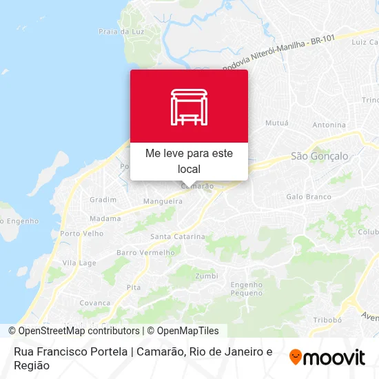 Rua Francisco Portela | Camarão mapa