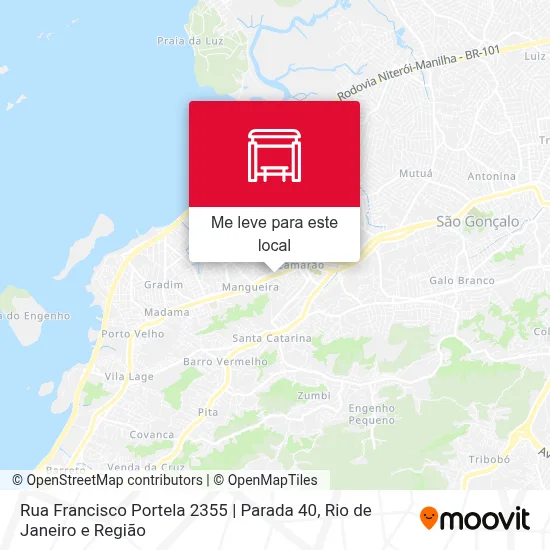 Rua Francisco Portela 2355 | Parada 40 mapa