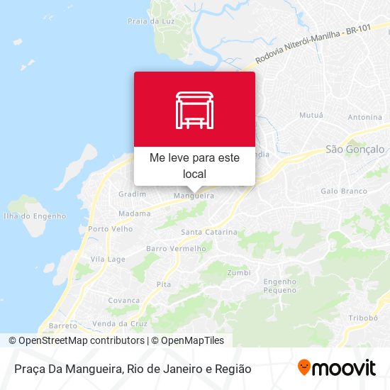 Praça Da Mangueira mapa