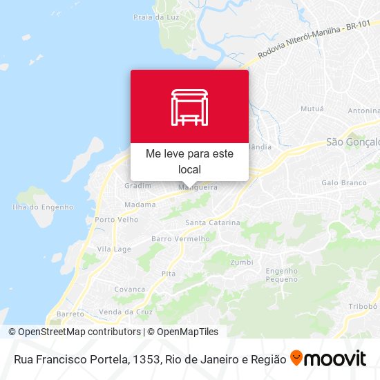 Rua Francisco Portela, 1353 mapa