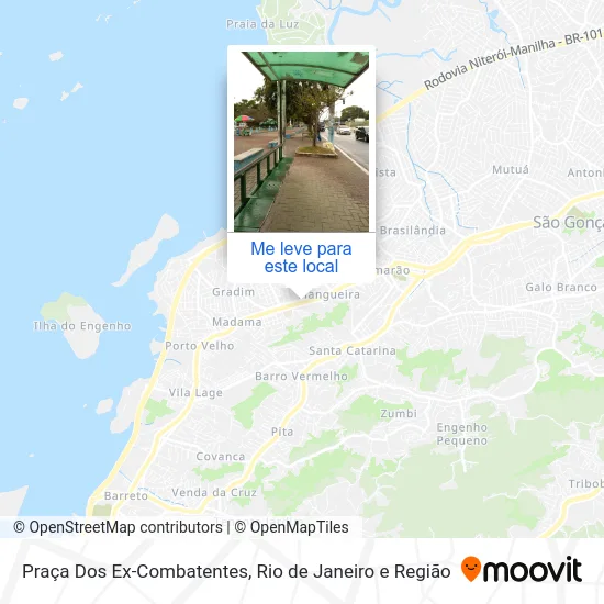 Praça Dos Ex-Combatentes mapa