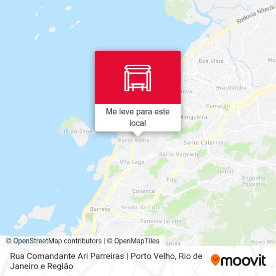 Rua Comandante Ari Parreiras | Porto Velho mapa