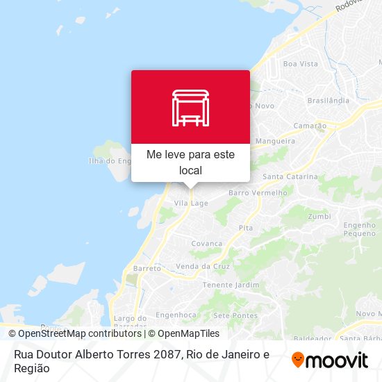 Rua Doutor Alberto Torres 2087 mapa